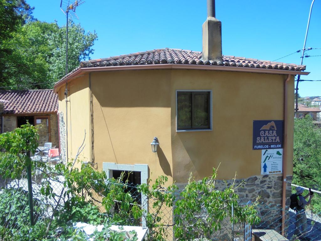 Gasthaus Casa Saleta Melide Exterior foto
